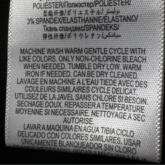 BCBG Maxazria Lizzy Black and Midnight Blue Combo Faux Wrap Textured Mini Skirt - Picture 15 of 16